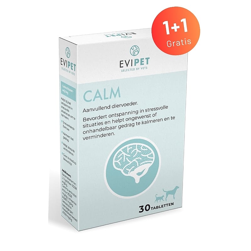 Evipet Calm Hond Kat 30 tabletten