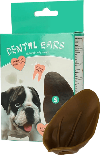 Datumvoordeel (op=op) Dental Ears Kauwplezier Hond 12 stuks - Small