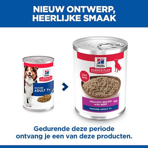 voedseldoos, kattenvoer, hondenvoer, blikvoer, mature adult 7+