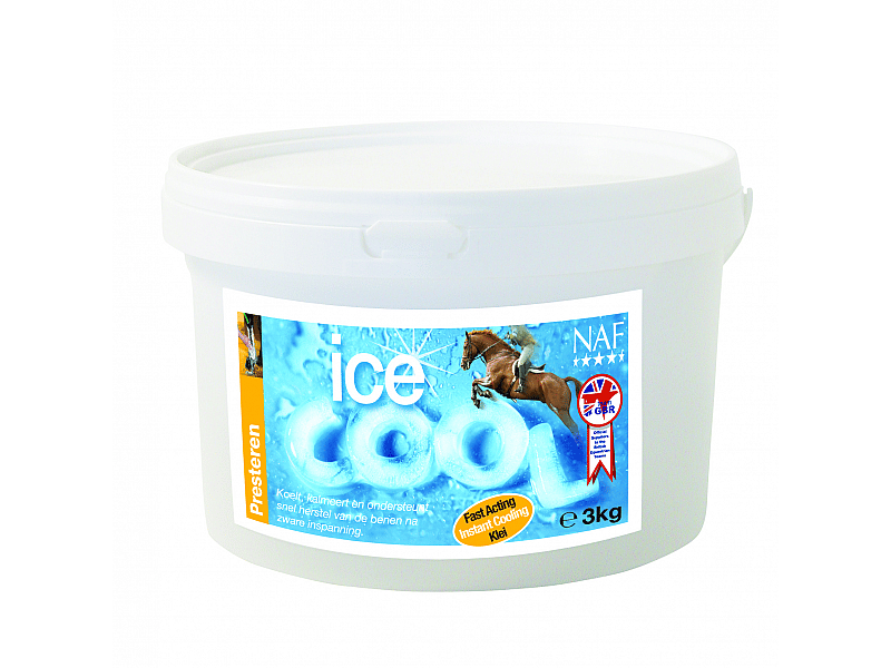 NAF Ice Cool – Verkoelende klei voor vermoeide benen bij paarden 6 kg