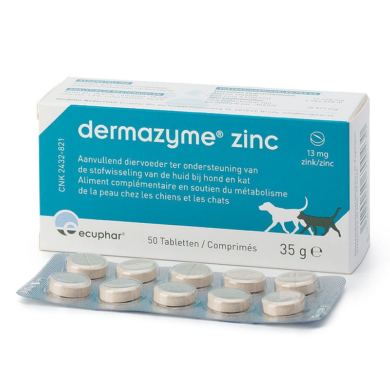 Dermazyme Zinc 50 tabletten