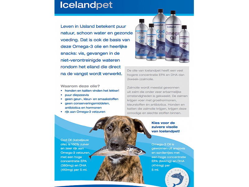 Icelandpet Omega-3 Oil 250 ml