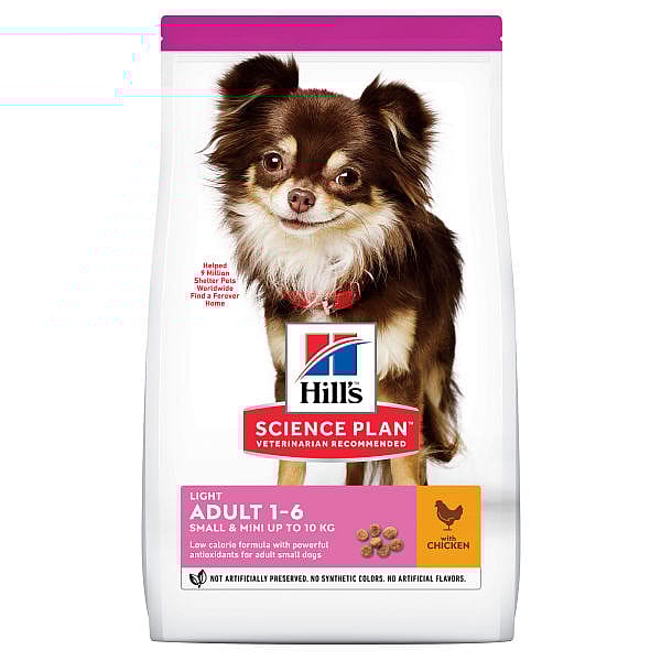Hill's Science Plan Light Small & Mini Adult Hondenvoer Kip