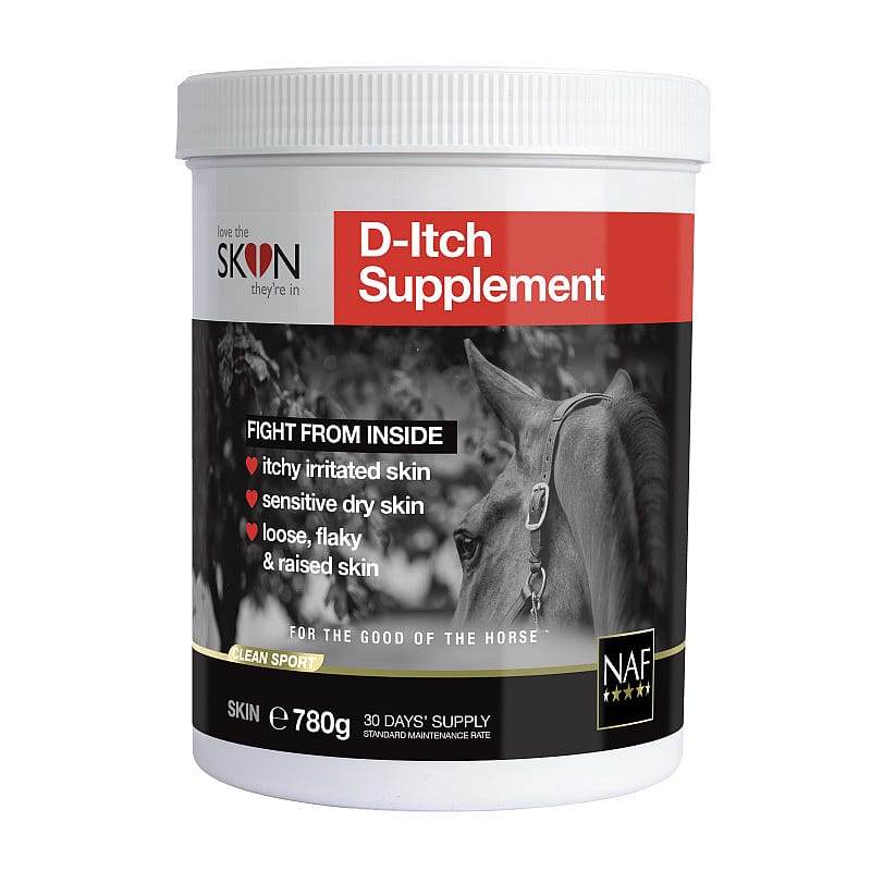 NAF D-Itch Supplement – Voor paarden met zomereczeem of huidproblemen 780 gram