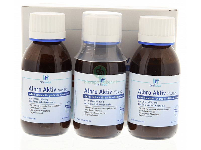 Aniwell Athro Aktiv Gewrichts Tonicum Hond 3 x 90 ml
