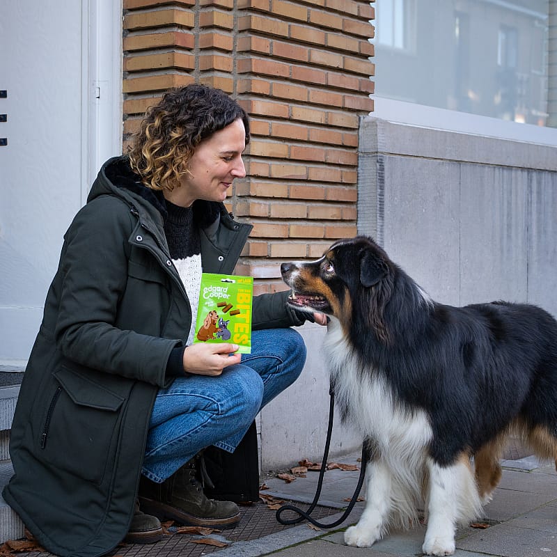 Edgard & Cooper Top Dog Bites Lam & Kalkoen Large - 50 gram