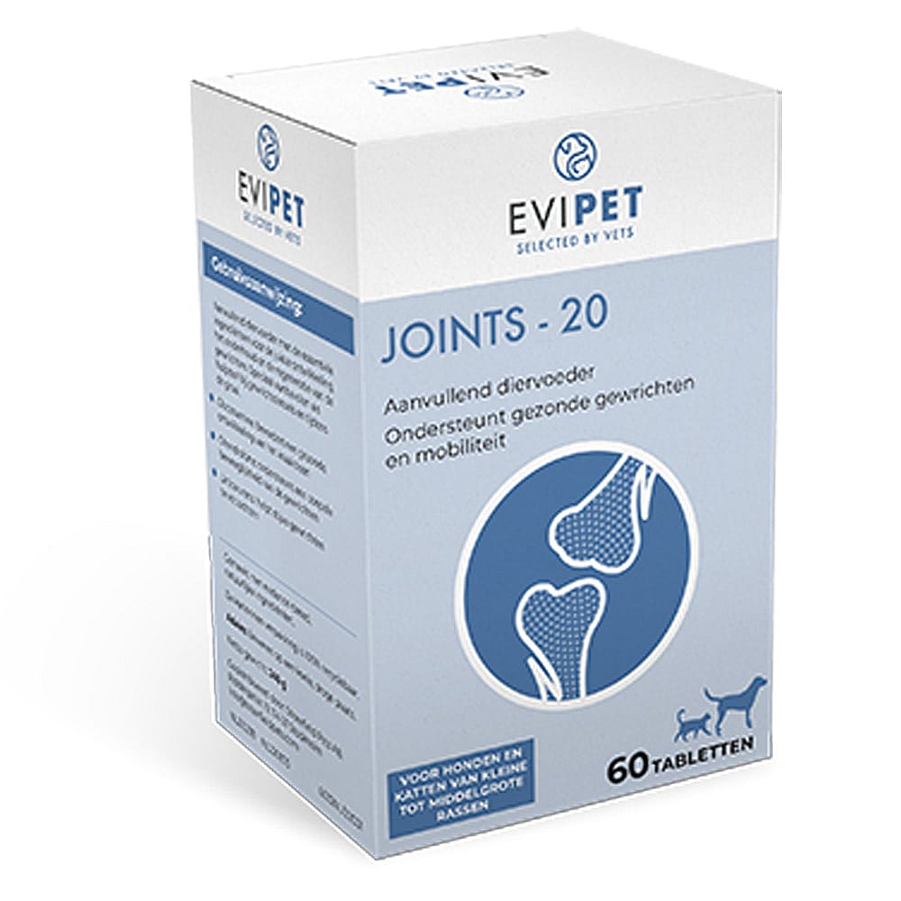 Evipet Joints Gewrichten 20 - Grote Hond - 60 tabletten