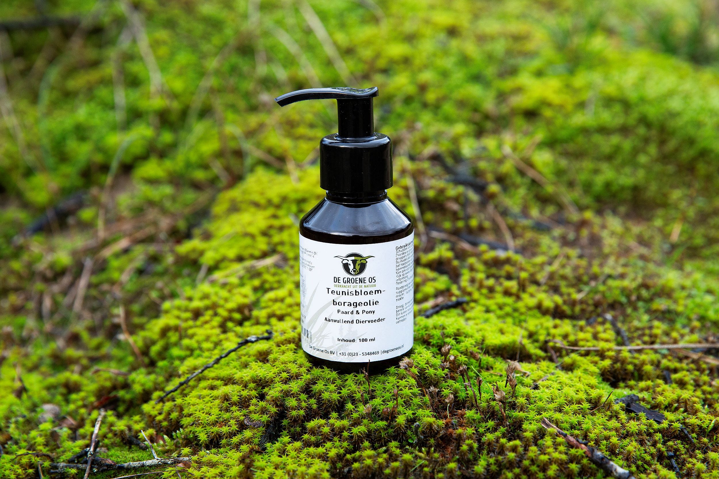 Groene Os Teunisbloemolie-borageolie Paard 100 ml