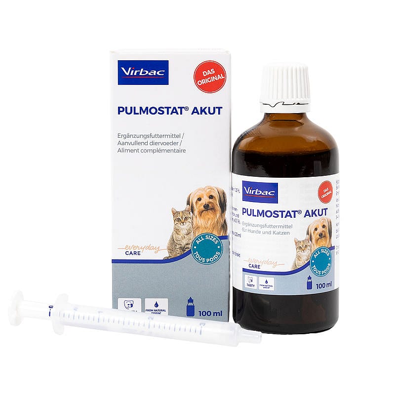 Pulmostat Akut Hoestsiroop Hond Kat 100 ml