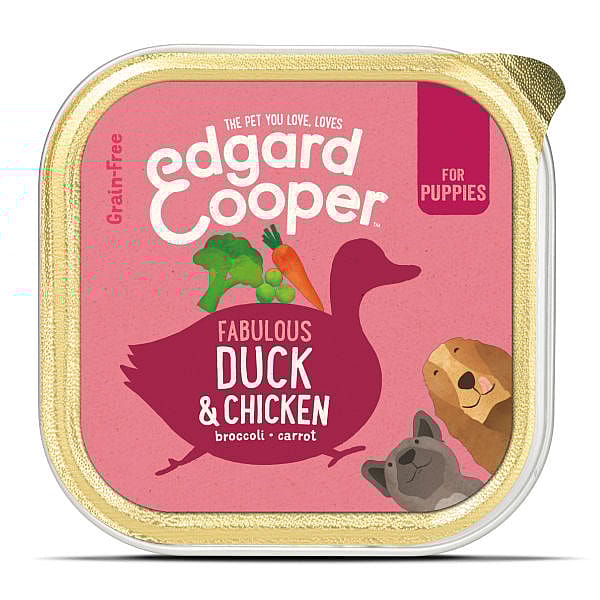 Edgard & Cooper Puppyvoer Kuipjes Eend en Kip