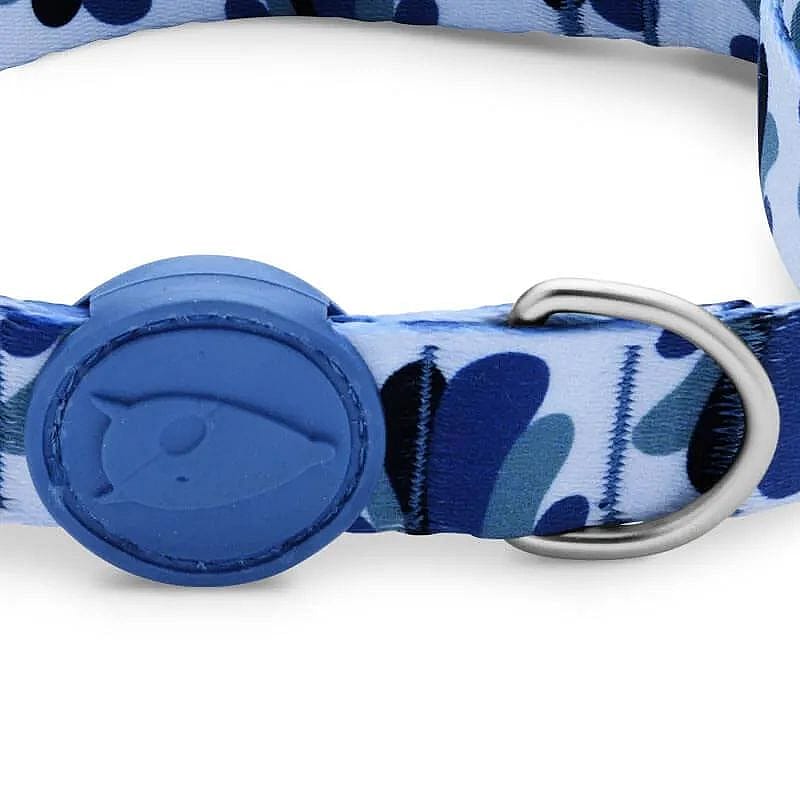 Morso Honden Halsband Gerecycled Small Splash Blauw