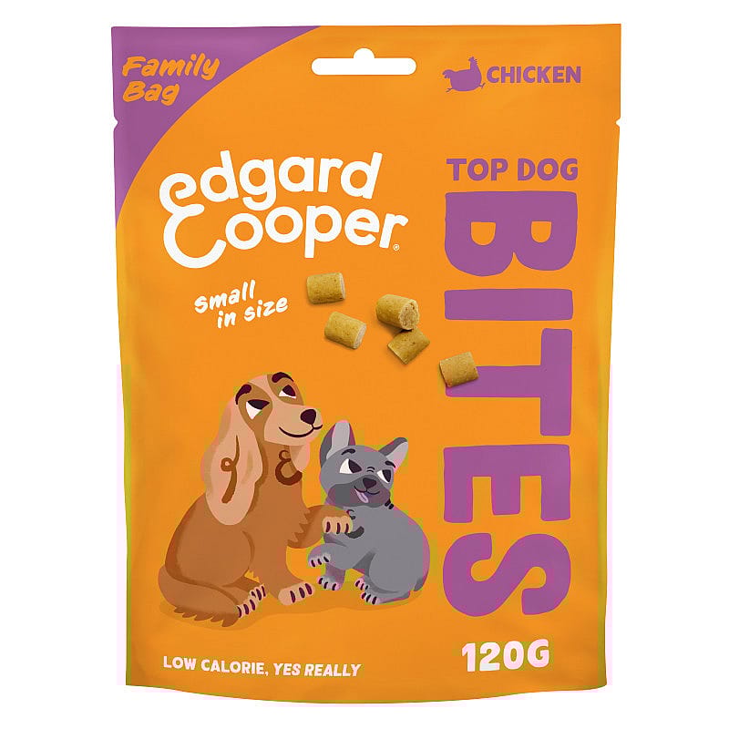 Edgard & Cooper Top Dog Bites Kip Small - 120 gram
