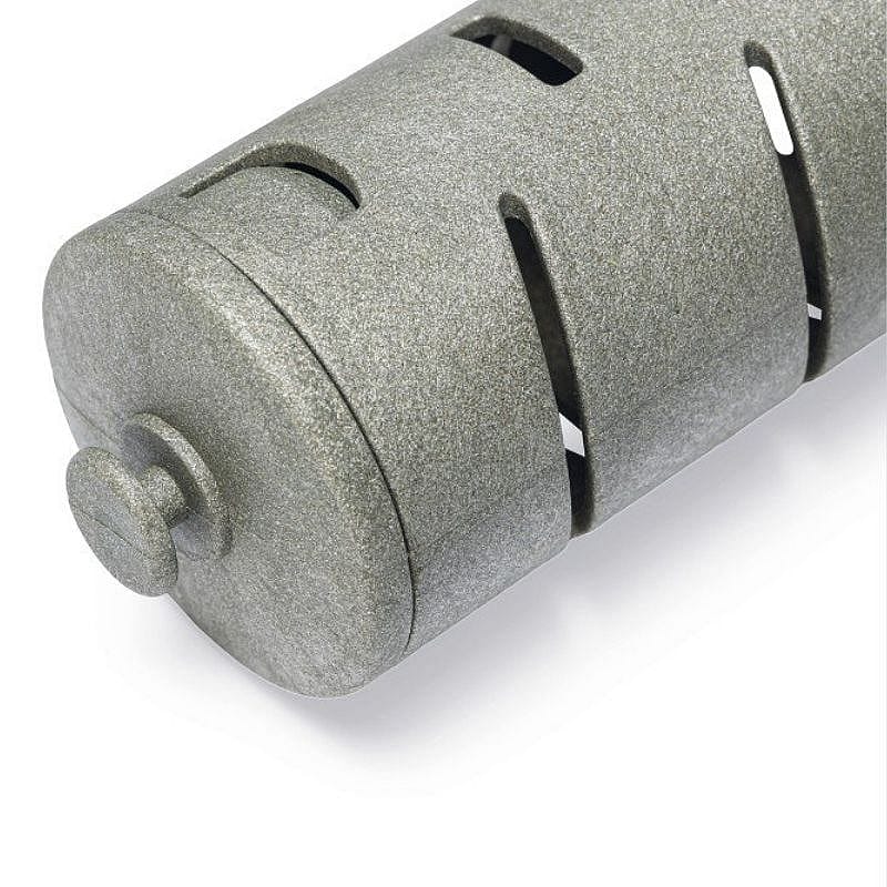 vergrendelbare scharnier, torx-achtige dop, grijs kunststof, kantenvergrendeling, mechanisch onderdeel