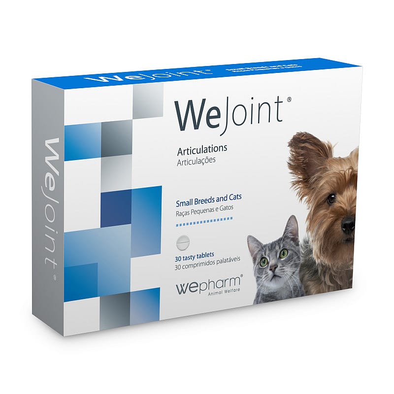 Wepharm WeJoint Gewrichten 30 tabletten  Small breed hond & kat