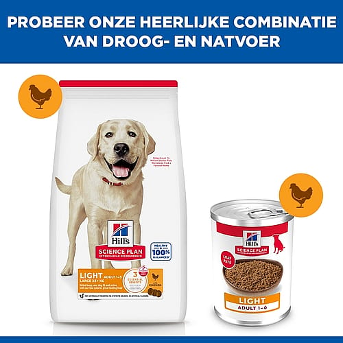 hondenvoer, droogvoer, licht, niet specificeer, voerblik