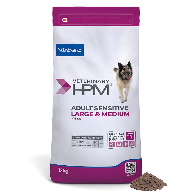 HPM Adult Sensitive Large & Medium Dog 12 kg