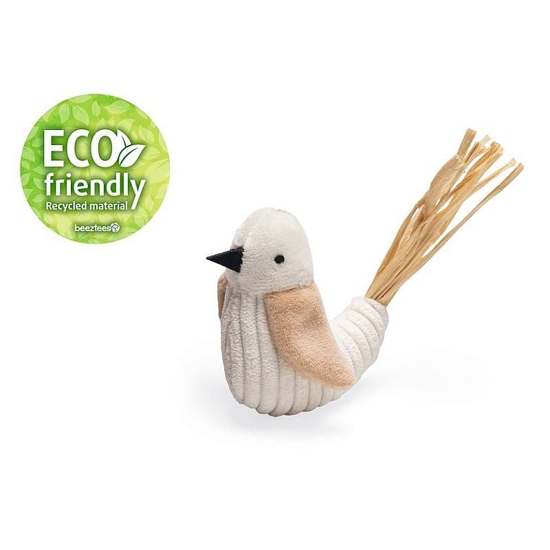 eco vriendelijk, gerecycled materiaal, knuffeldier, vogelfiguur, touwstaart