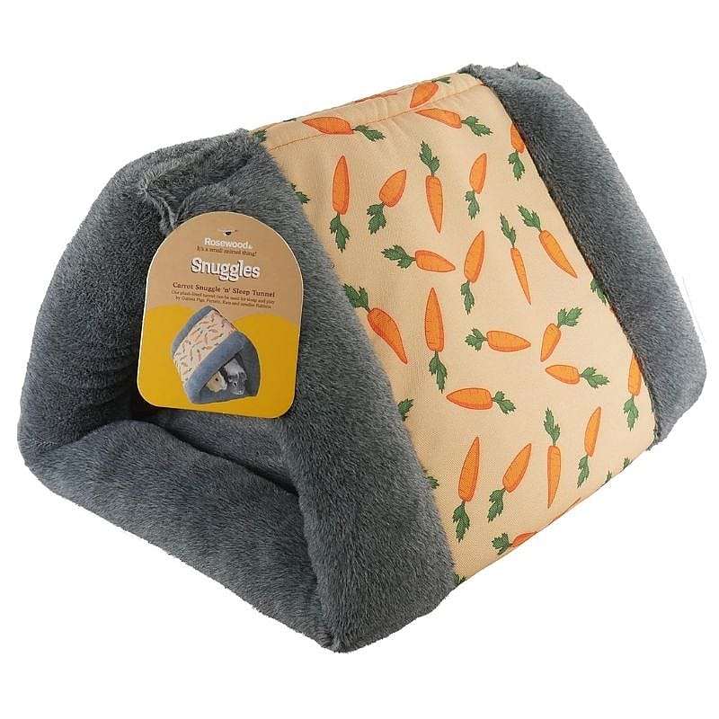 Rosewood Carrot Snuggles 'n Sleep Tunnel konijn en knaagdier