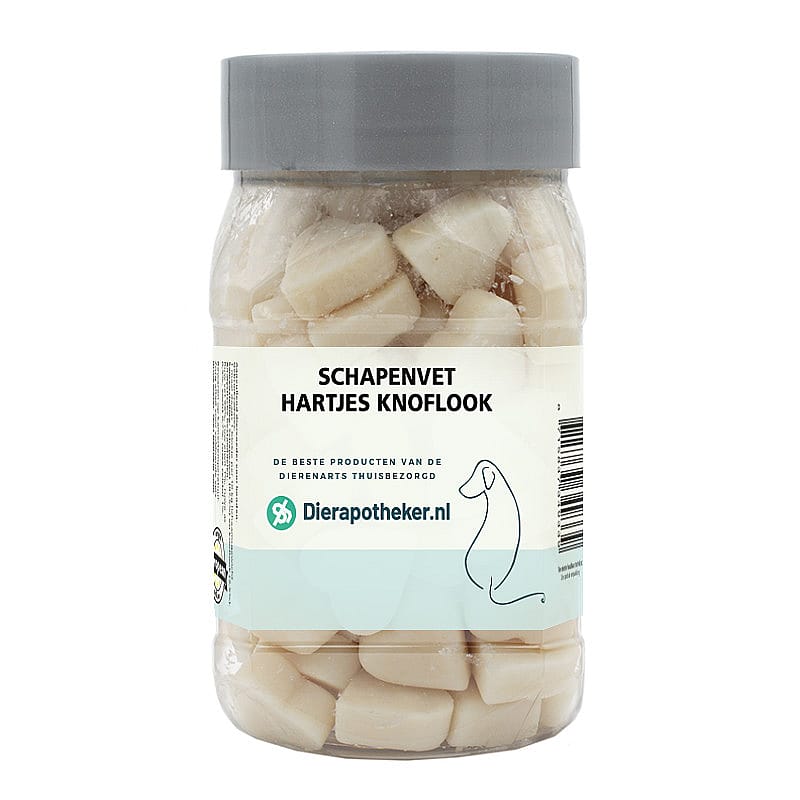 Dierapotheker Schapenvet Hartjes Hond 220 gram Knoflook