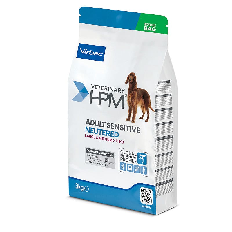 HPM Adult Sensitive Neutered Dog Large & Medium 3 kg