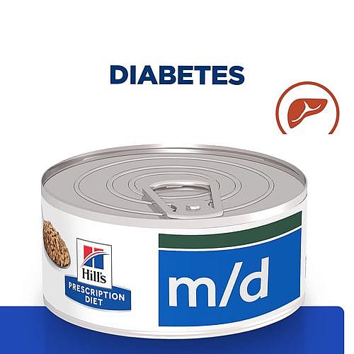 Hill's Prescription Diet MD Diabetes/Weight Management Kattenvoer 24 x 156 gram blikjes