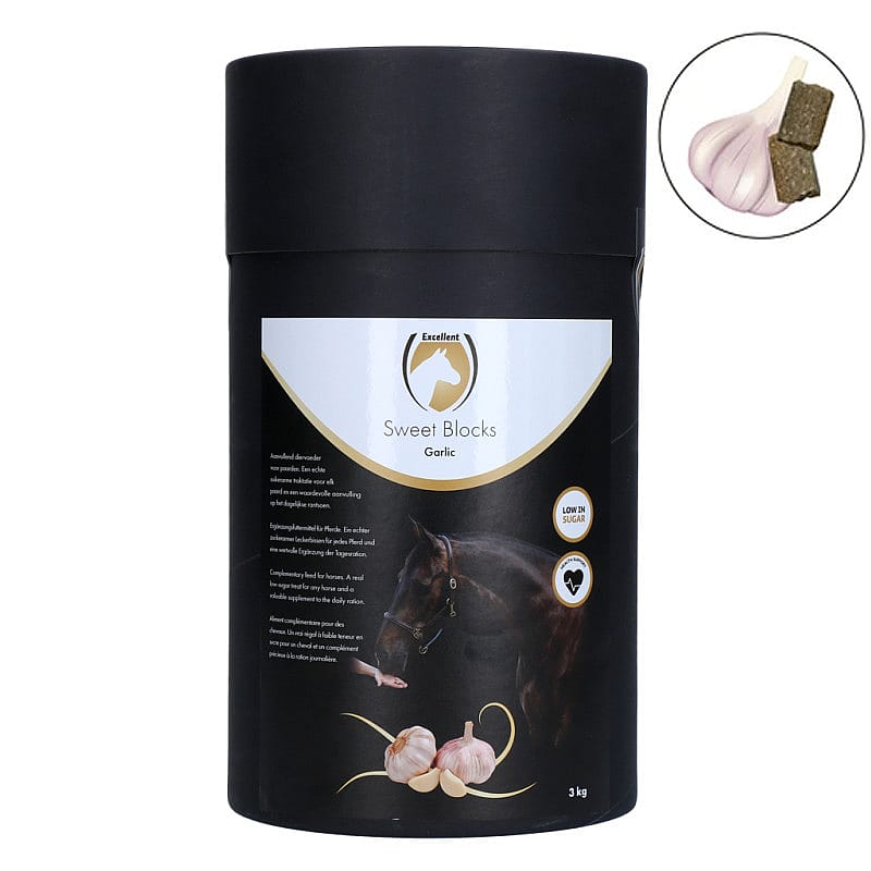 Excellent Sweet Blocks Paard 3 kg Garlic