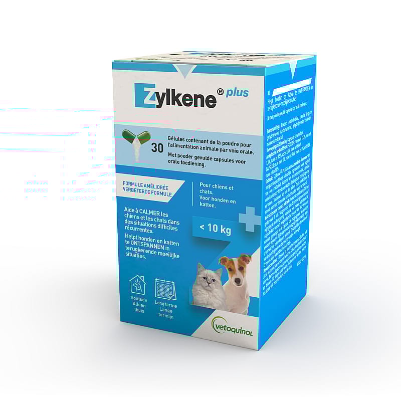 Zylkene Plus Antistress Capsules 30 stuks - 75 mg - Hond en Kat 0-10 kg