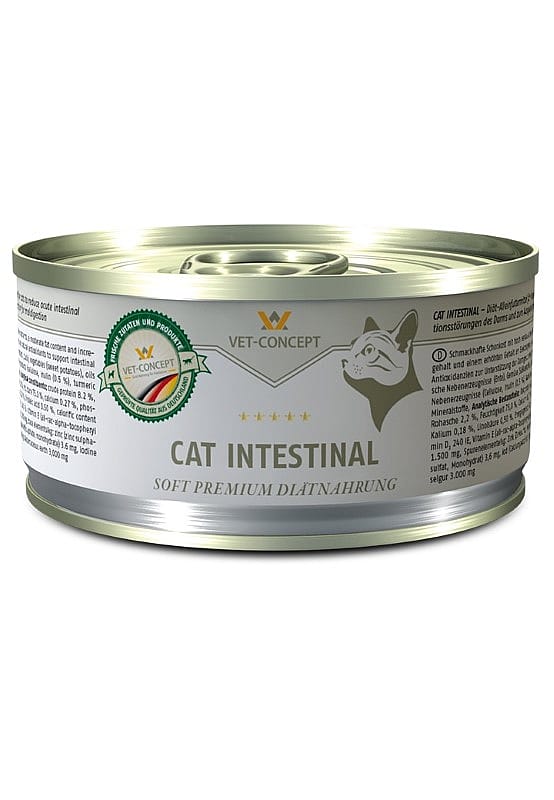 Vet-Concept Intestinal Kattenvoer 6 x 100 gram blikjes