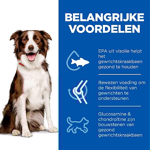 Hill's Science Plan Healthy Mobility Adult Hondenvoer Kip