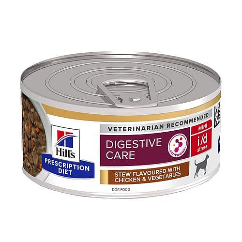 Hill's Prescription Diet ID Stress Mini Digestive Care Hondenvoer Kip 24 x 156 gram stoofpotjes