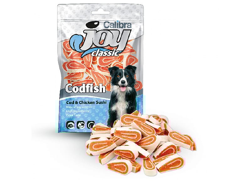 Datumvoordeel (op=op) Calibra Joy Dog Chicken Cod Sushi 80 gram