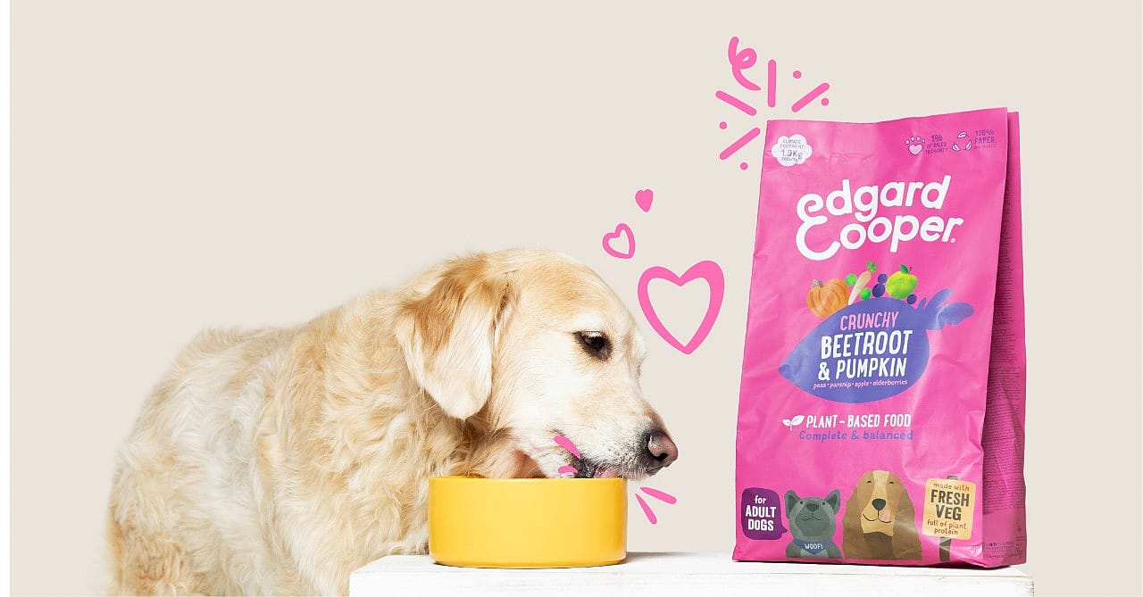 Edgard & Cooper Plantaardige Brokken met Rode Biet & Pompoen voor Volwassen Honden 7 kg