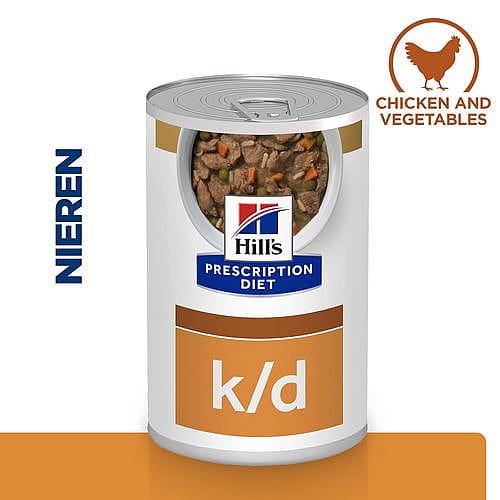 Hill's Prescription Diet KD Kidney Care Hondenvoer 12 x 354 gram stoofpotjes