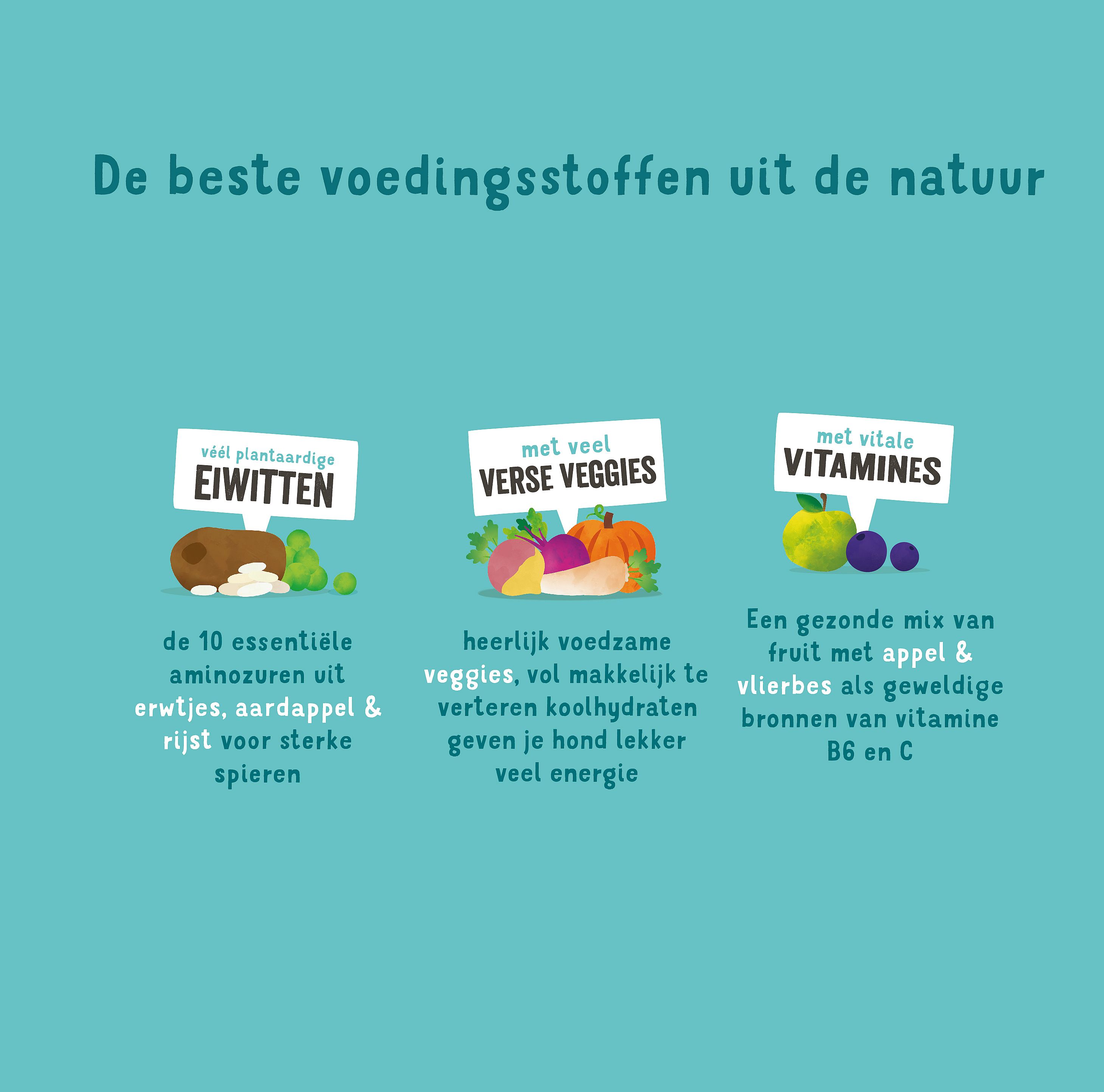 Edgard & Cooper Plantaardige Brokken met Rode Biet & Pompoen voor Volwassen Honden 7 kg