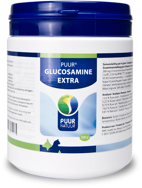 Puur Glucosamine Extra Hond Kat 500 gram