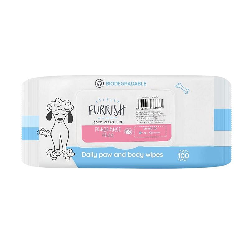 Furrish Verzorgende doekjes 100 stuks Hond No Fragance