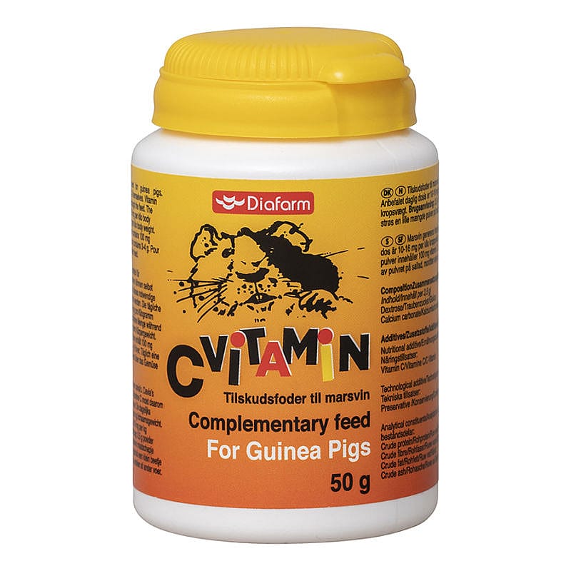 Datumvoordeel (op=op) Diafarm Vitamine C Cavia 50 gram