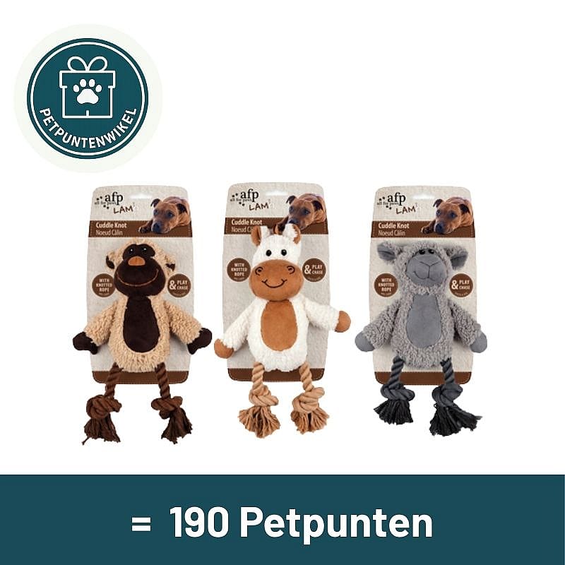 knuffel, knuffeldoek, hondenspeeltjes, speelgoedknuffel, cuddle knot