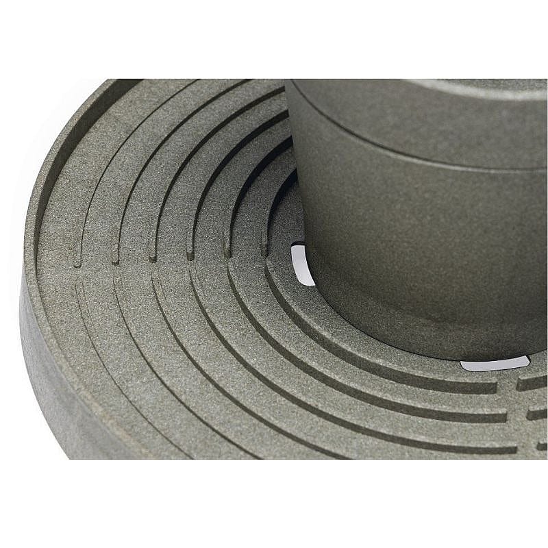 grijs, ringen, ringvormig, tuimelaar, kunststof