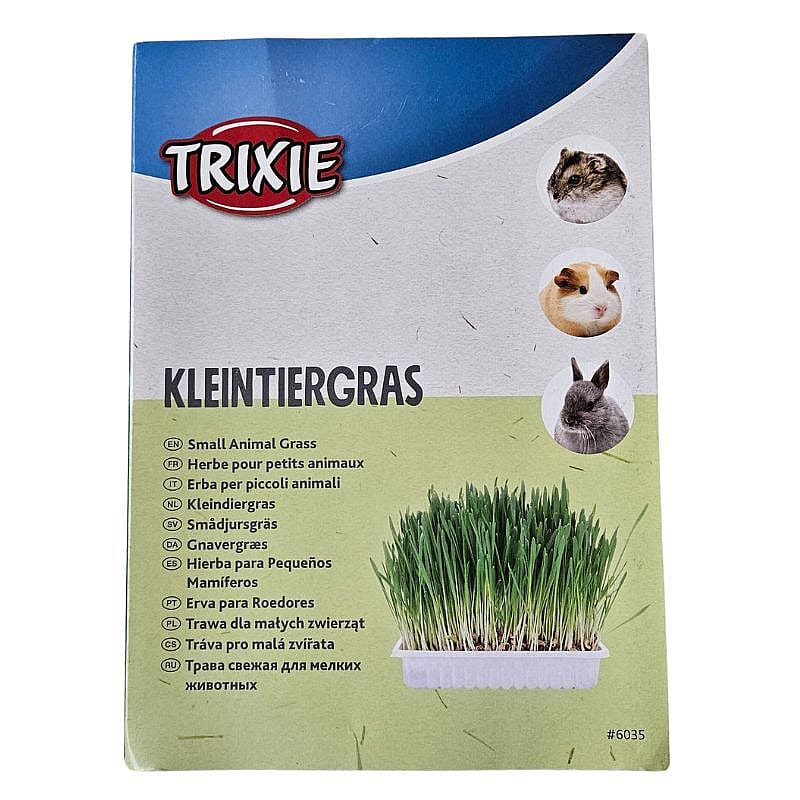 Trixie Knaagdiergras Kweekbakje 100 gram - Knaagdier Konijn