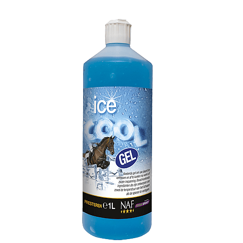 NAF Ice Cool Gel – Intens verkoelende gel voor vermoeide paardenbenen 1 liter