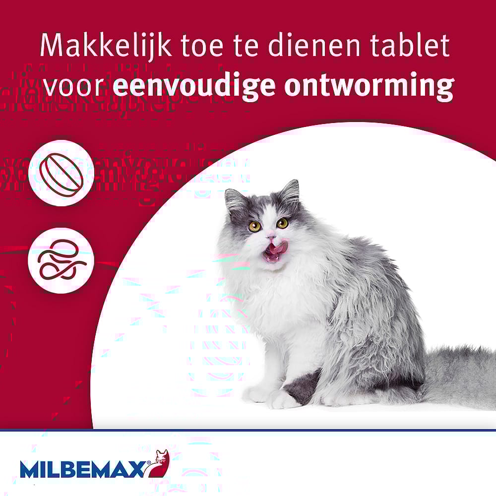 Milbemax Kleine Kat Ontwormingstabletten