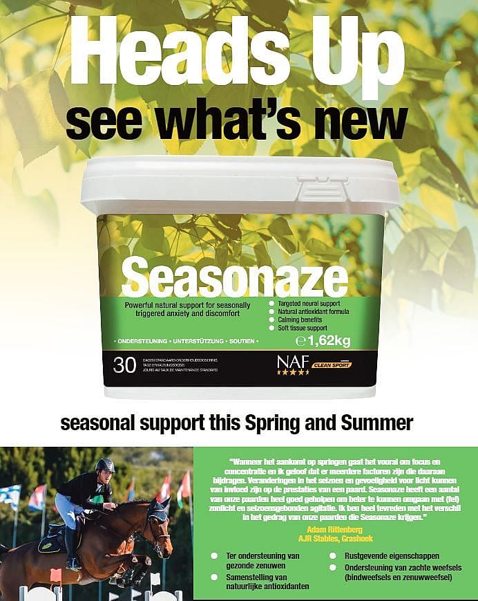 NAF Seasonaze 1,6 kg – Voor paarden met seizoensgebonden gevoeligheid
