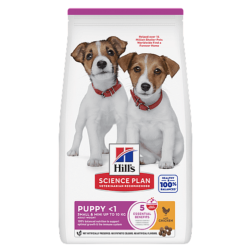 Hill's Science Plan Small & Mini Puppyvoer met Kip