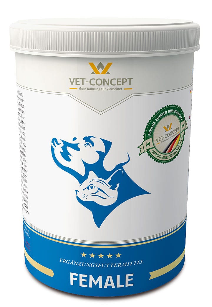 Datumvoordeel (op=op) Vet-Concept Female Moeder Hond Kat 500 gram