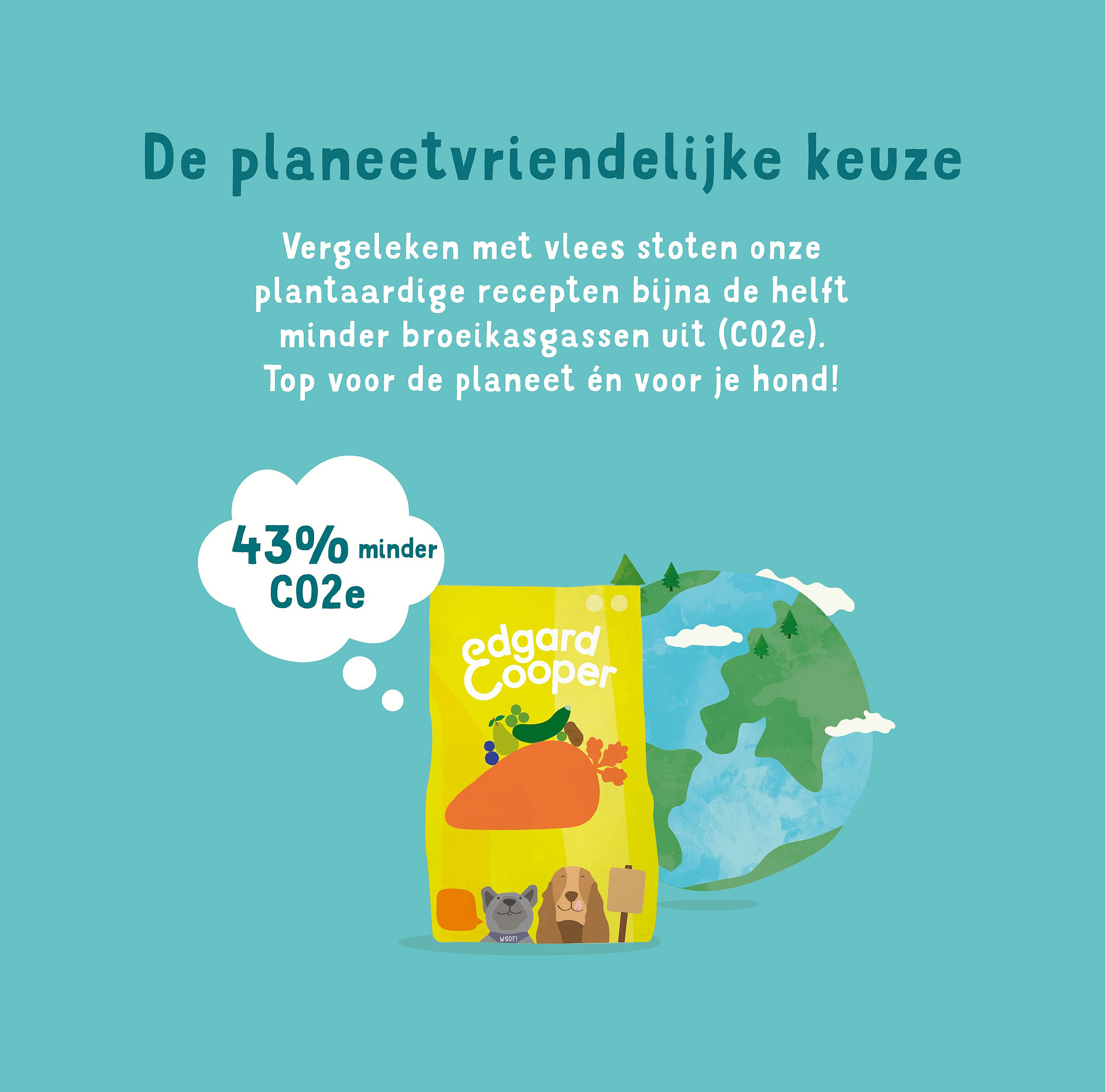 Edgard & Cooper Plantaardige Brokken met Wortel & Courgette voor Volwassen Honden 1 kg