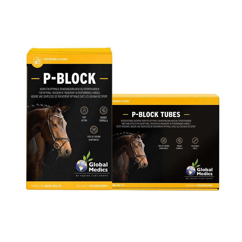 Global Medics P Block Beweging Paard 10 x zakje 30 gram