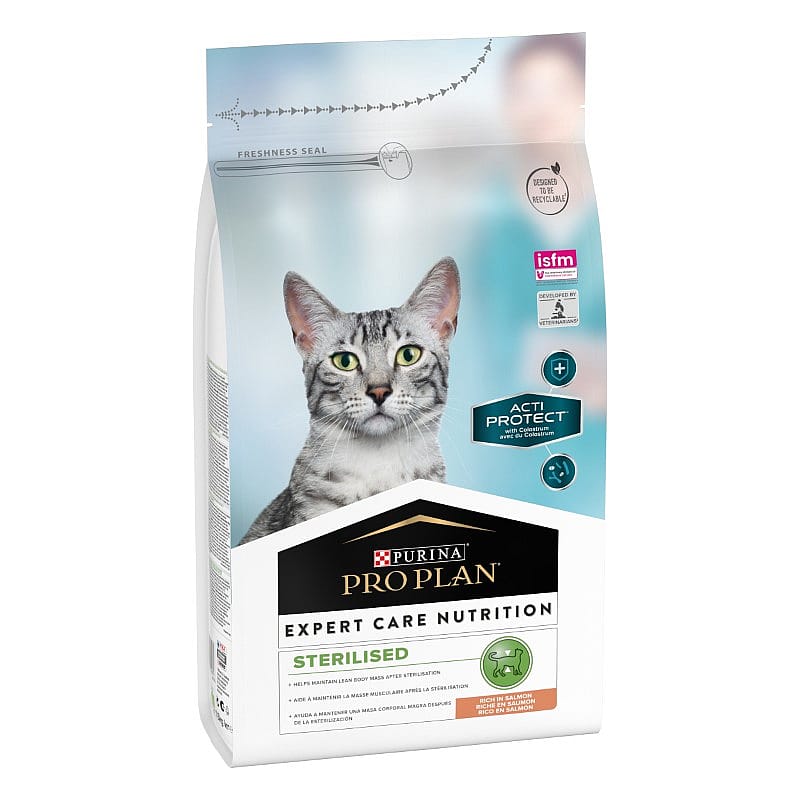 Purina Pro Plan Expert Care Cat Sterilised Kattenvoer Salmon 1.5 kg