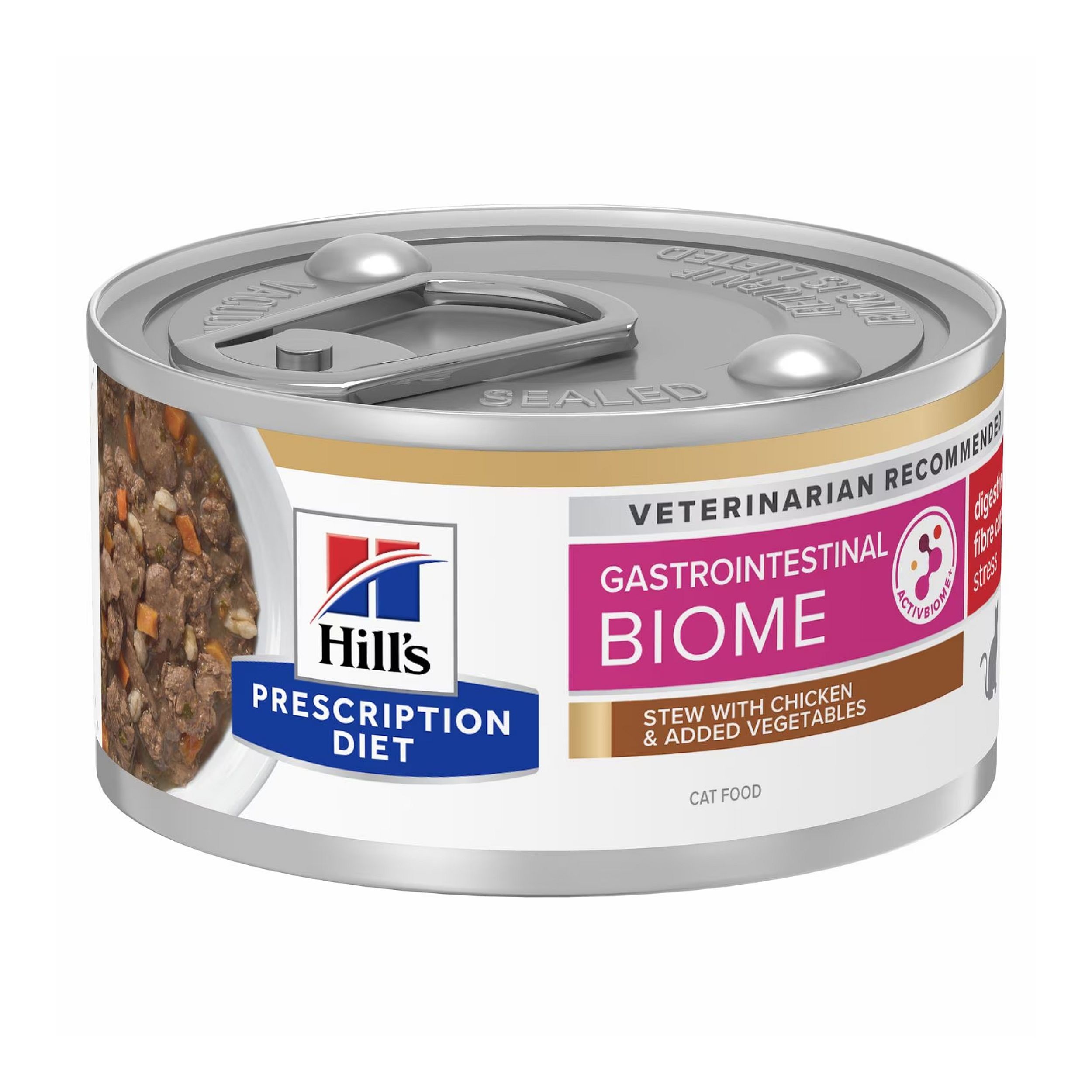 Hills Prescription Diet Gastrointestinal Biome Stress Kattenvoer 24 x 82 gram stoofpotjes