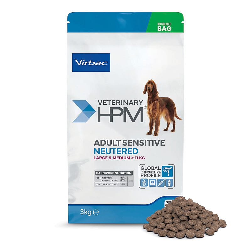 HPM Adult Sensitive Neutered Dog Large & Medium 3 kg